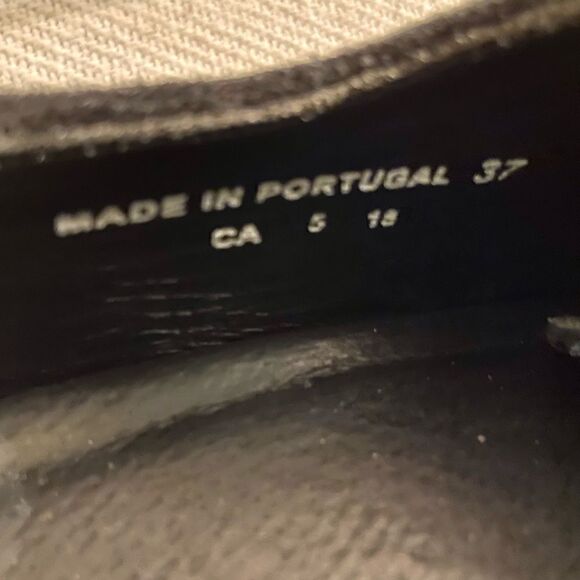 Dansko Women's 37 Folly Striped Suede Leather Lace Up Oxford Comfort Shoe Black - Picture 8 of 8